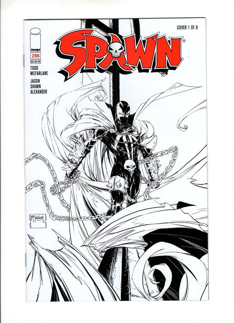 Spawn #286 (Cvr A) (2018) Todd McFarlane Black & White Cover  A Todd McFarlane Black & White Cover  Buy & Sell Comics Online Comic Shop Toronto Canada