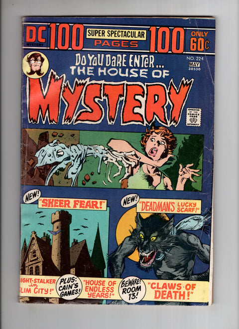 House of Mystery, Vol. 1 #224 (1974)      Buy & Sell Comics Online Comic Shop Toronto Canada