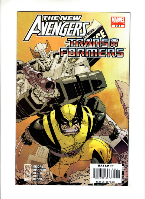 New Avengers / Transformers #1-4 (2007) Complete Series