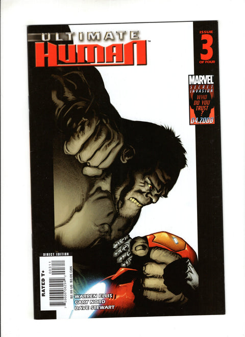 Ultimate Human #1-4 (2008) Complete Series