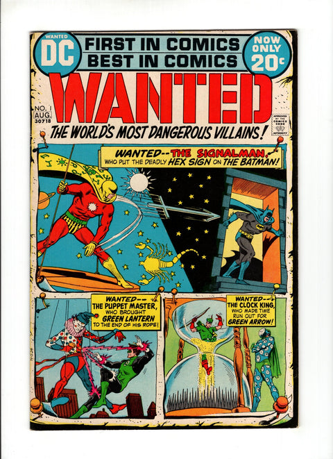 Wanted, The World's Most Dangerous Villains #1 (1972)      Buy & Sell Comics Online Comic Shop Toronto Canada