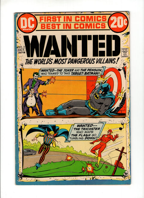 Wanted, The World's Most Dangerous Villains #2 (1972)      Buy & Sell Comics Online Comic Shop Toronto Canada