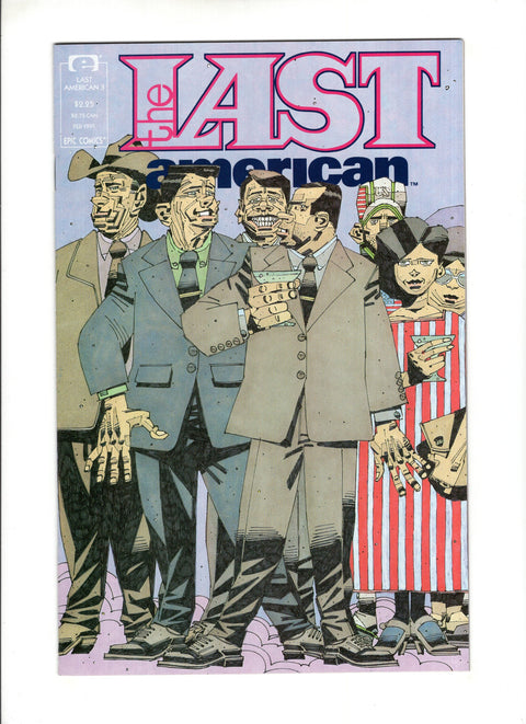 Last American #1-4 (1990) Complete Series