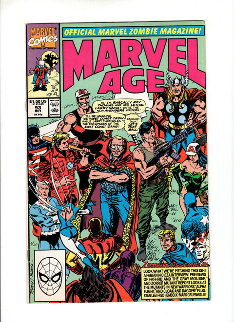 Marvel Age #93 (1990)      Buy & Sell Comics Online Comic Shop Toronto Canada