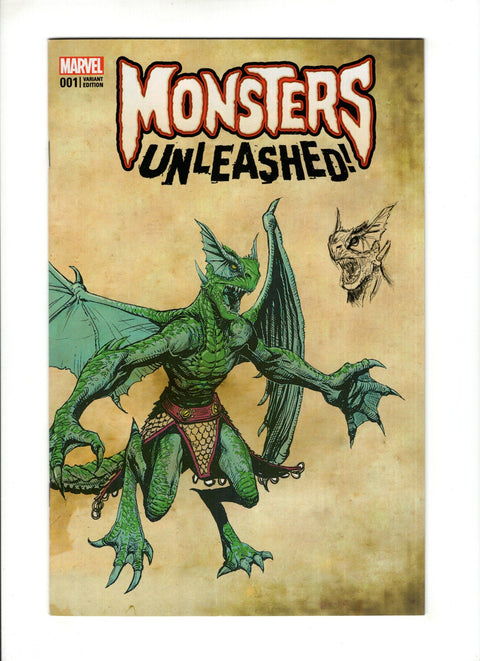 Monsters Unleashed, Vol. 2 #1 (Cvr F) (2017) Steve McNiven New Monster Slizzak Variant   F Steve McNiven New Monster Slizzak Variant   Buy & Sell Comics Online Comic Shop Toronto Canada