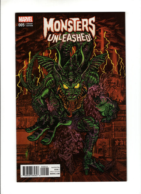 Monsters Unleashed, Vol. 2 #5 (Cvr B) (2017) Variant Superlog Cover  B Variant Superlog Cover  Buy & Sell Comics Online Comic Shop Toronto Canada