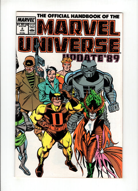 The Official Handbook of the Marvel Universe: Update '89 #2 (1989)      Buy & Sell Comics Online Comic Shop Toronto Canada