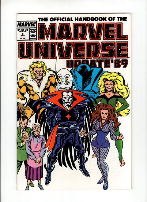 The Official Handbook of the Marvel Universe: Update '89 #5 (1989)      Buy & Sell Comics Online Comic Shop Toronto Canada