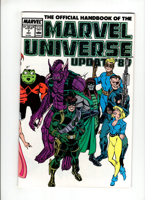 The Official Handbook of the Marvel Universe: Update '89 #7 (1989)      Buy & Sell Comics Online Comic Shop Toronto Canada