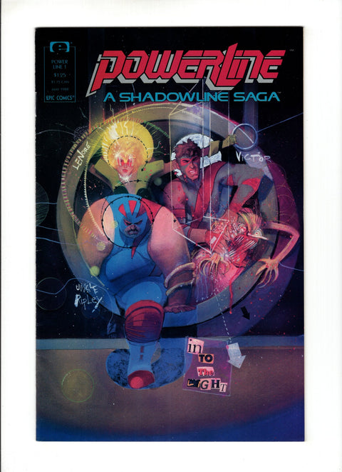 Powerline #1-8 (1988) Complete Series   Complete Series  Buy & Sell Comics Online Comic Shop Toronto Canada