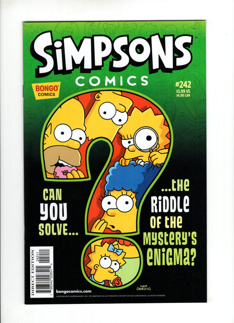 Simpsons Comics #242 (2018)      Buy & Sell Comics Online Comic Shop Toronto Canada