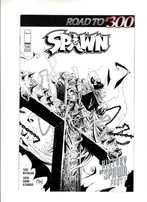 Spawn #296 (Cvr C) (2019) Variant Black & White Edition  C Variant Black & White Edition  Buy & Sell Comics Online Comic Shop Toronto Canada
