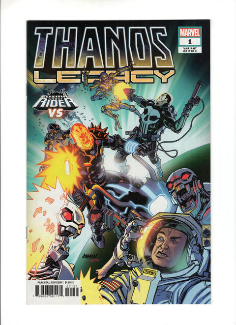 Thanos Legacy #1 (Cvr E) (2018) Variant Dave Johnson Cosmic Ghost Rider VS Cover  E Variant Dave Johnson Cosmic Ghost Rider VS Cover  Buy & Sell Comics Online Comic Shop Toronto Canada