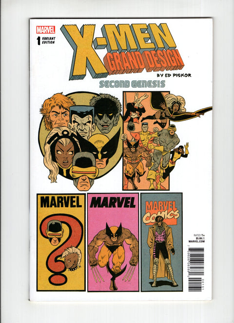 X-Men: Grand Design - Second Genesis #1 (Cvr C) (2018) Variant Ed Piskor Corner Box Cover  C Variant Ed Piskor Corner Box Cover  Buy & Sell Comics Online Comic Shop Toronto Canada
