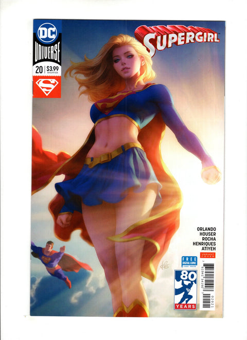 Supergirl, Vol. 7 #20 (Cvr B) (2018) Variant Stanley Artgerm Lau Cover  B Variant Stanley Artgerm Lau Cover  Buy & Sell Comics Online Comic Shop Toronto Canada