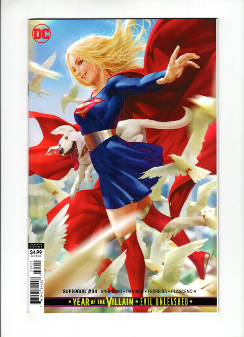 Supergirl, Vol. 7 #34 (Cvr B) (2019) Variant Derrick Chew Card Stock Cover  B Variant Derrick Chew Card Stock Cover  Buy & Sell Comics Online Comic Shop Toronto Canada