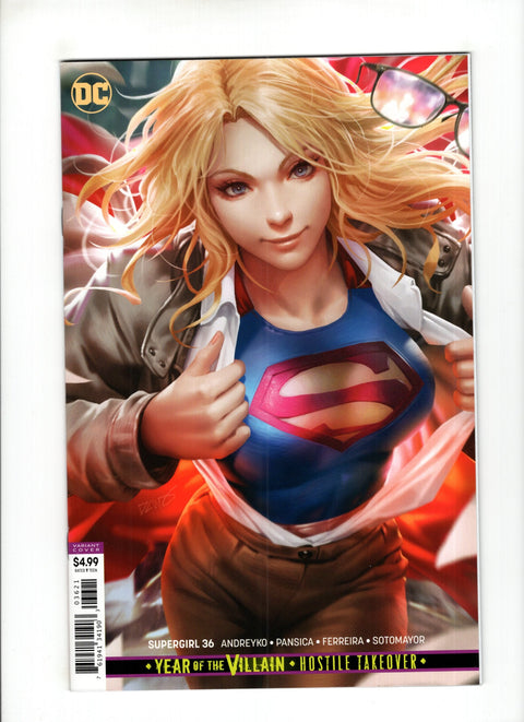 Supergirl, Vol. 7 #36 (Cvr B) (2019) Variant Derrick Chew Card Stock Cover  B Variant Derrick Chew Card Stock Cover  Buy & Sell Comics Online Comic Shop Toronto Canada