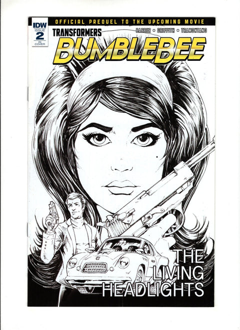 Transformers: Bumblebee Movie Prequel #2 (Cvr C) (2018) Incentive Andrew Griffith Black & White Cover   C Incentive Andrew Griffith Black & White Cover   Buy & Sell Comics Online Comic Shop Toronto Canada
