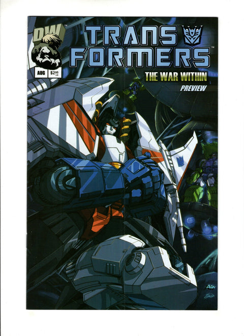 Transformers: The War Within #0 (2002) Preview Edition   Preview Edition  Buy & Sell Comics Online Comic Shop Toronto Canada