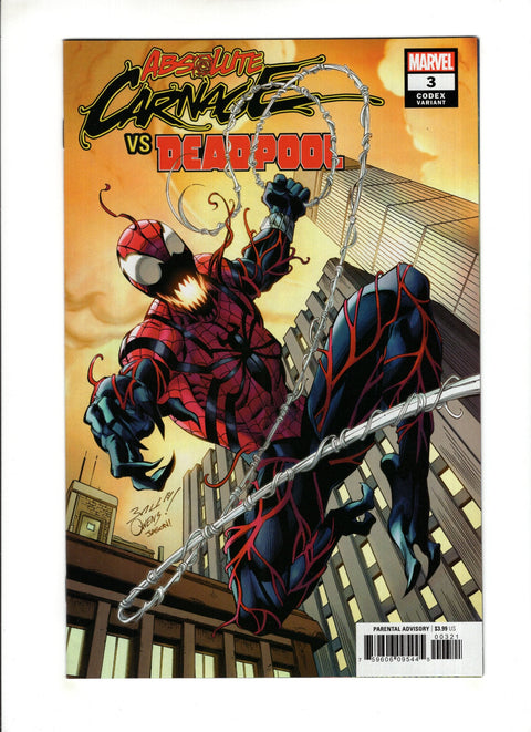 Absolute Carnage Vs Deadpool #3 (Cvr B) (2019) Incentive Mark Bagley Codex Variant Cover  B Incentive Mark Bagley Codex Variant Cover  Buy & Sell Comics Online Comic Shop Toronto Canada
