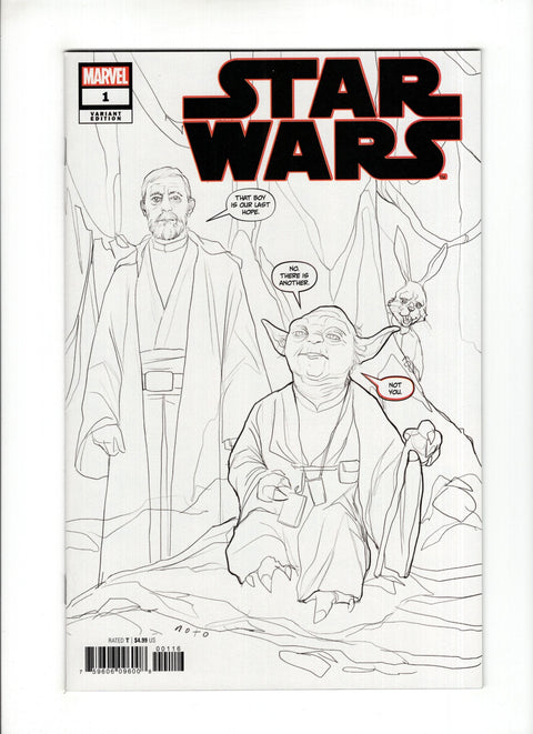 Star Wars, Vol. 3 (Marvel) #1 (Cvr K) (2019) Phil Noto Sketch Variant  K Phil Noto Sketch Variant  Buy & Sell Comics Online Comic Shop Toronto Canada