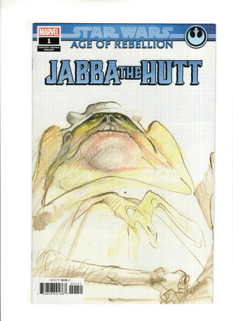 Star Wars: Age of Rebellion - Jabba The Hutt #1 (Cvr E) (2019) Nilo Rodis-Jamero Concept Design Variant  E Nilo Rodis-Jamero Concept Design Variant  Buy & Sell Comics Online Comic Shop Toronto Canada