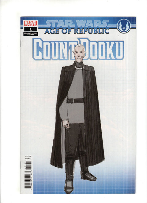 Star Wars: Age of Republic - Count Dooku #1 (Cvr C) (2019) Dermot Power Concept Design Variant  C Dermot Power Concept Design Variant  Buy & Sell Comics Online Comic Shop Toronto Canada