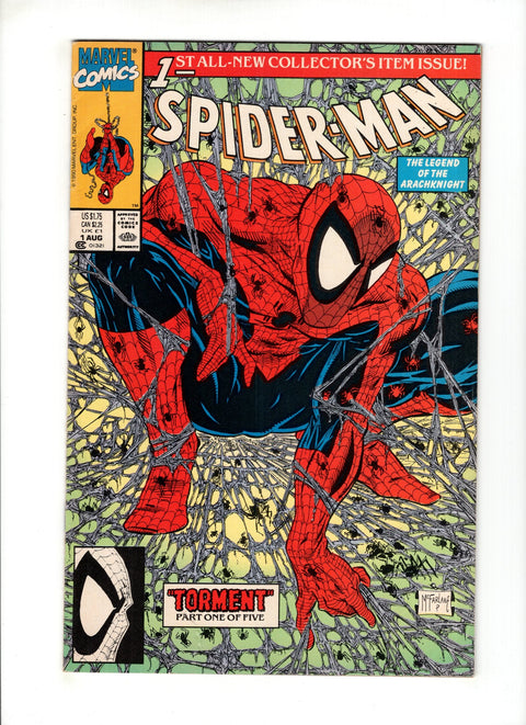 Spider-Man, Vol. 1 #1 (Cvr A) (1990) Standard McFarlane Cover  A Standard McFarlane Cover  Buy & Sell Comics Online Comic Shop Toronto Canada
