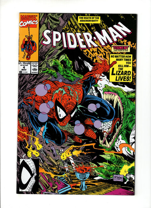 Spider-Man, Vol. 1 #4 (1990)      Buy & Sell Comics Online Comic Shop Toronto Canada