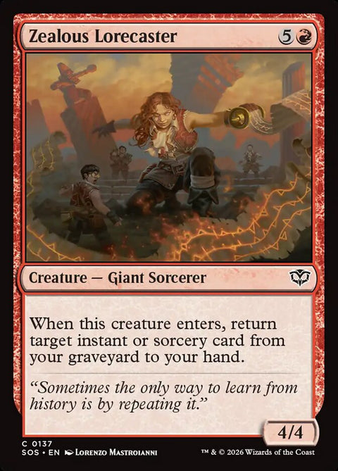 Zealous Lorecaster (Foil)