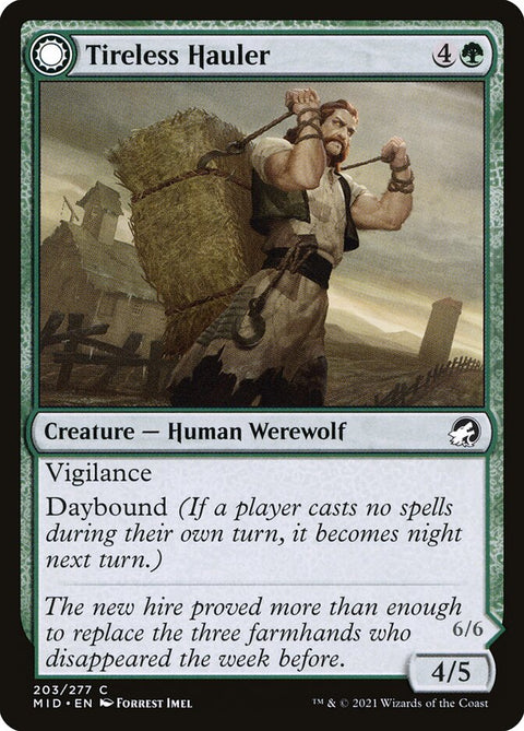 Tireless Hauler // Dire-Strain Brawler (Foil)