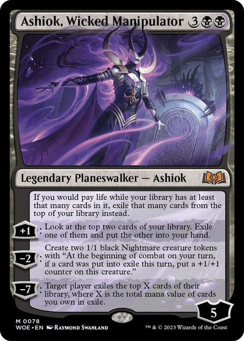 Cards | Ashiok, Wicked Manipulator | WOE