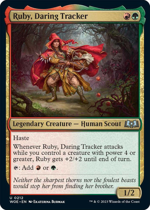 MTG | Ruby, Daring Tracker | WOE | FOIL