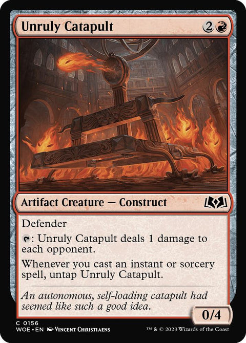 MTG | Unruly Catapult | WOE | FOIL