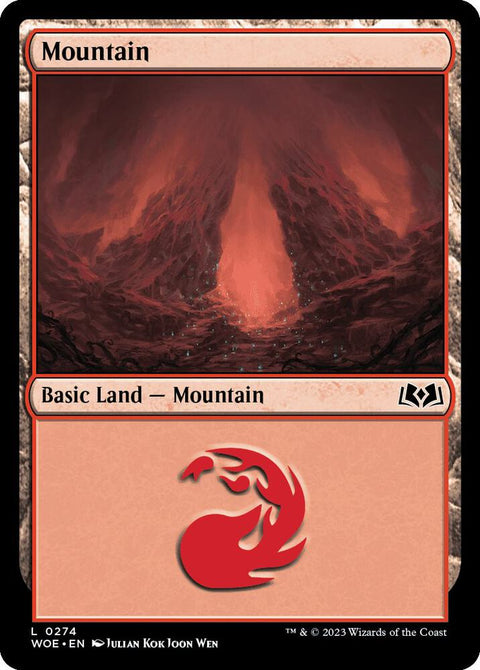 MTG | Mountain | WOE | FOIL