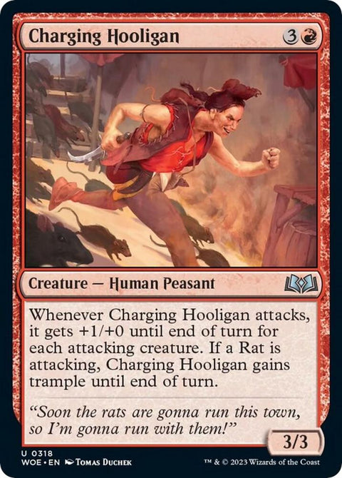 MTG | Charging Hooligan | WOE | FOIL