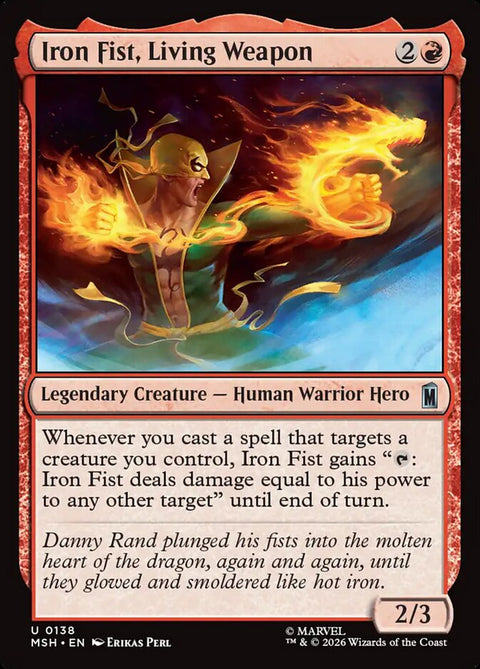 Iron Fist, Living Weapon (Foil)