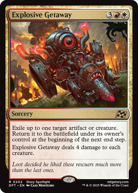 MTG | Explosive Getaway | DFT | FOIL