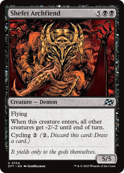 MTG | Shefet Archfiend | DFT