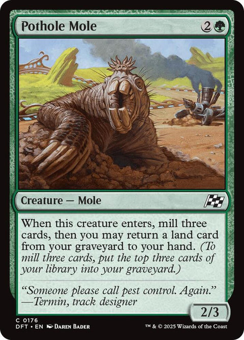 MTG | Pothole Mole | DFT | FOIL