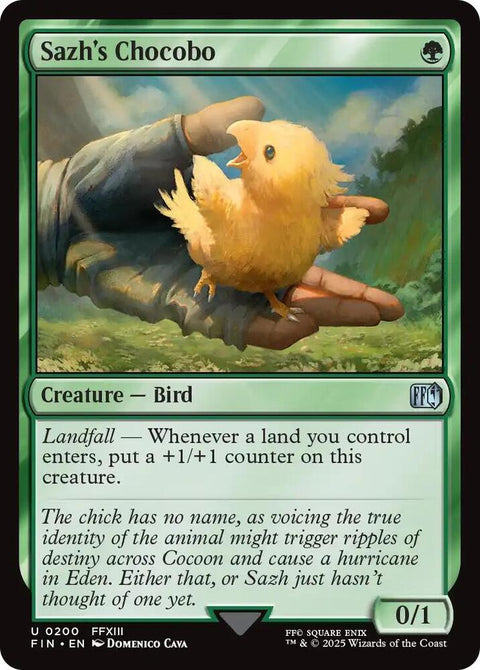 MTG | Sazh's Chocobo | Final Fantasy