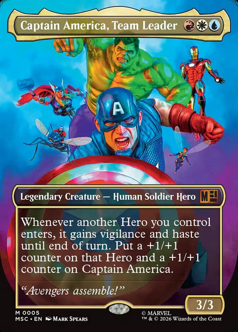 Captain America, Team Leader