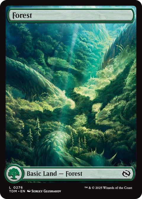 MTG | Forest | TDM | FOIL