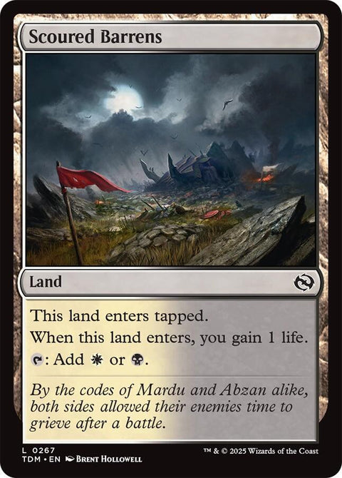 MTG | Scoured Barrens | TDM
