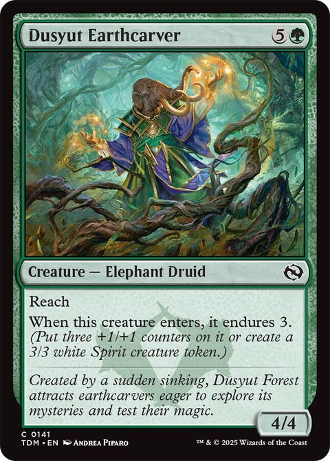 MTG | Dusyut Earthcarver | TDM | FOIL