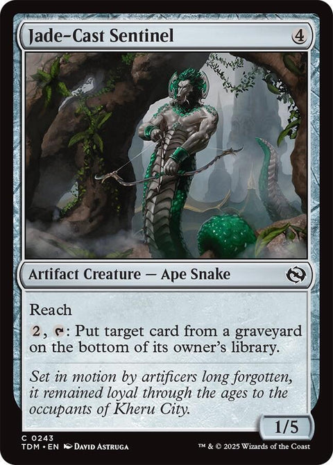 MTG | Jade-Cast Sentinel | TDM