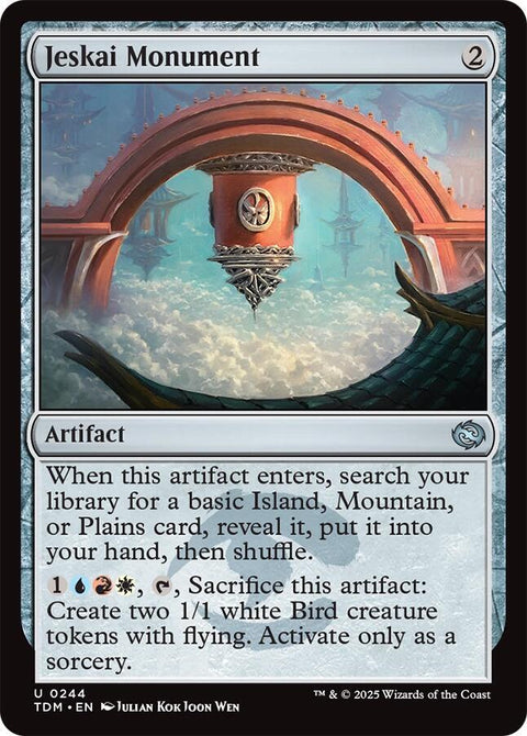 MTG | Jeskai Monument | TDM | FOIL