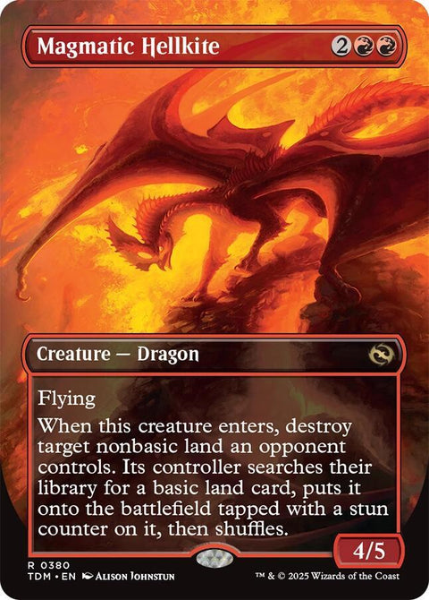 MTG | Magmatic Hellkite | TDM | FOIL