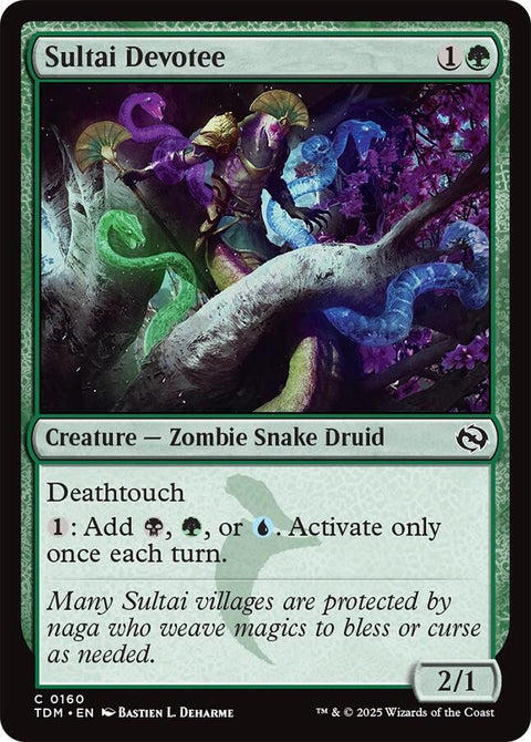 MTG | Sultai Devotee | TDM | FOIL