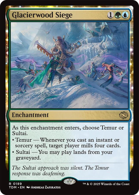 MTG | Glacierwood Siege | TDM | FOIL